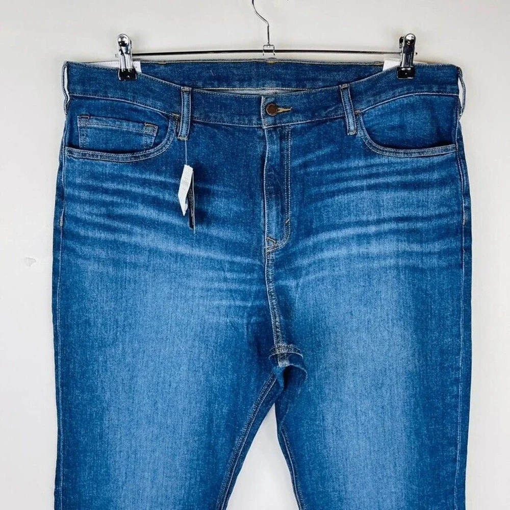 New Banana Republic Mens Straight Size 44 x 34 Organic Cotton Mid‎ Rise NWT